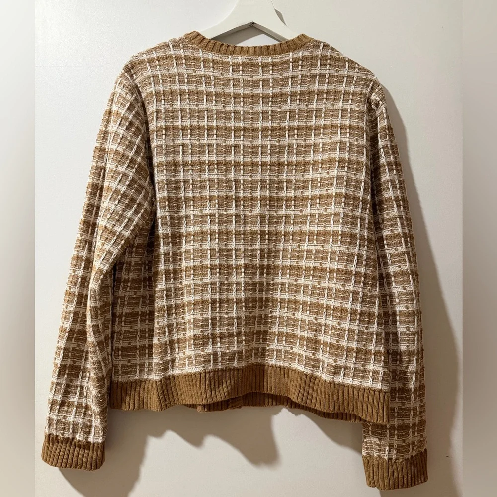 J. Crew Tweed Lady Cardigan Sz Large Preppy